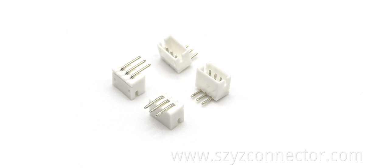 WAFER ZH1.5 Right Angle DIP Pin header Connector 1*3P